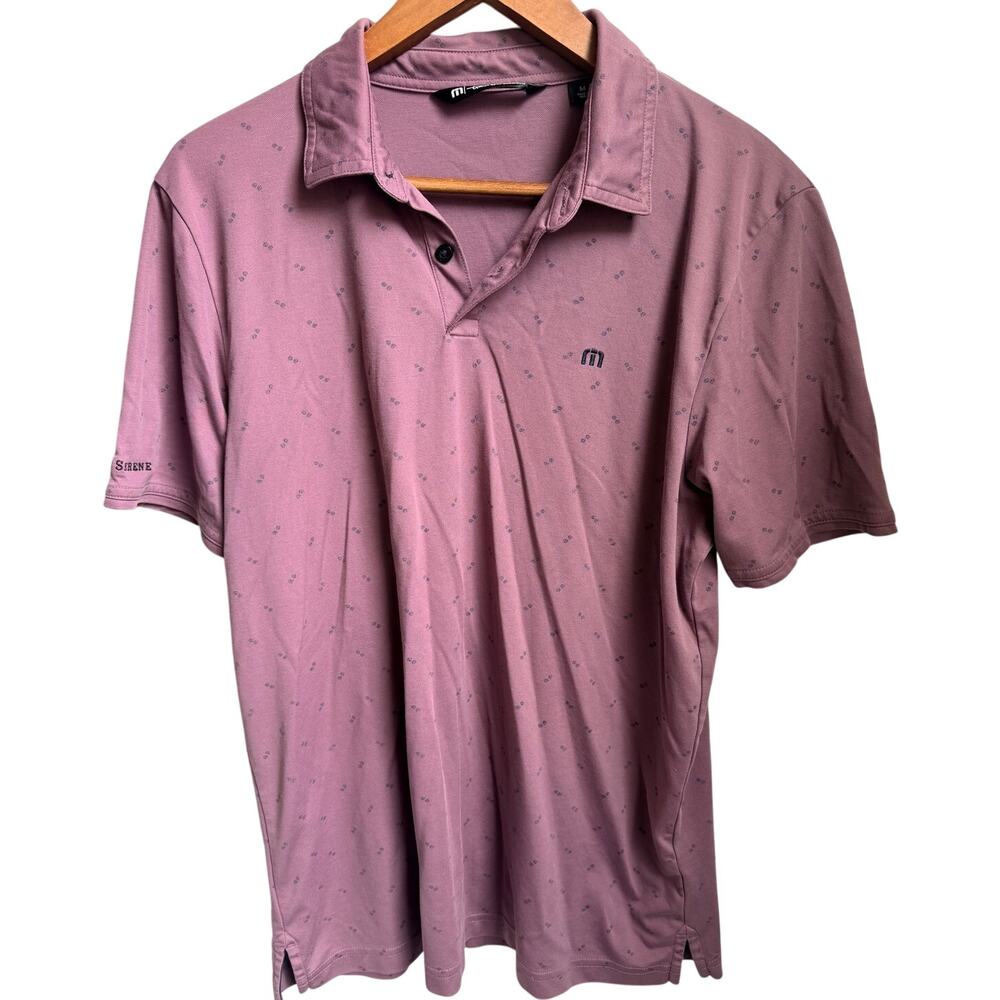 Travis Mathew golf polo purple size med